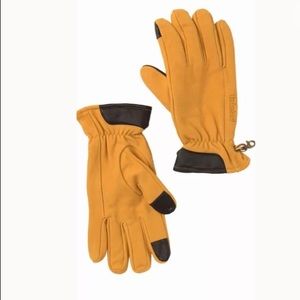 Timberland Men's Touchscreen Leather Gloves :Large